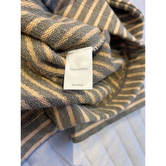 J Jill Striped Mock Neck Long Sleeve Tunic Top Cream & Grey Women's Size 3X - Picture 8 of 9